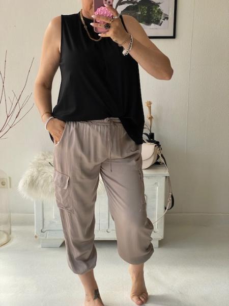 Cargo- Satin- Hose